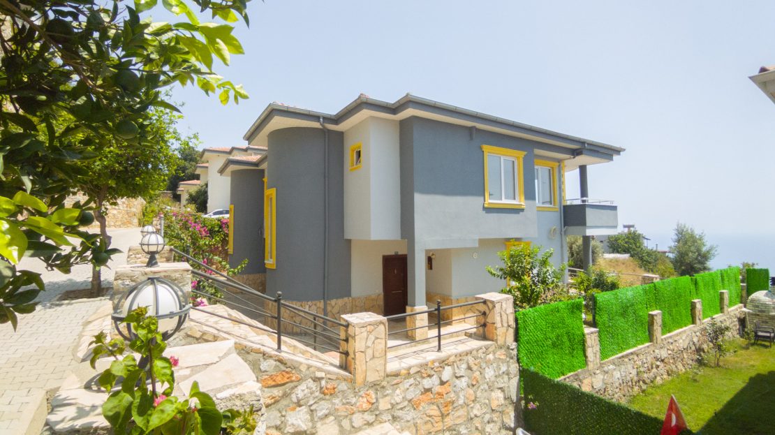3 Bedrooms villa suitable for citizenship Alanya-Bektaş