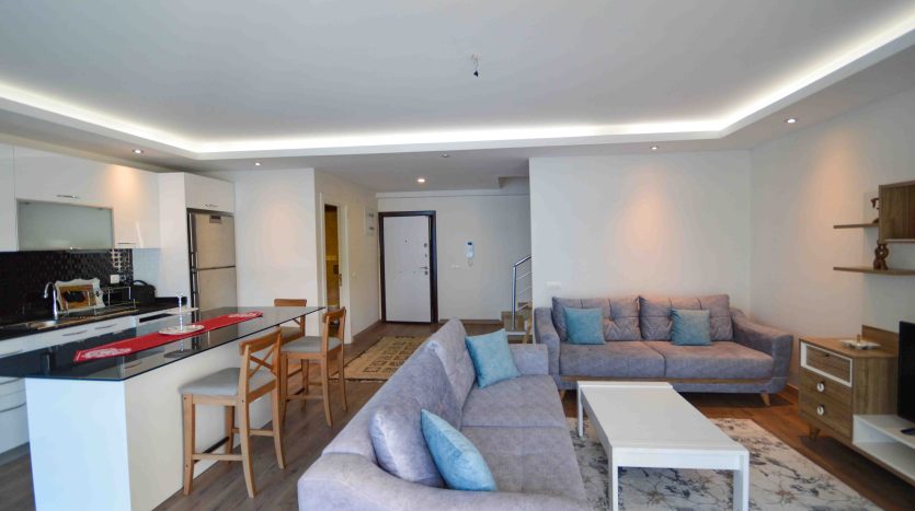 Full furnished 3 bedrooms apartment for sale Alanya-Kestel